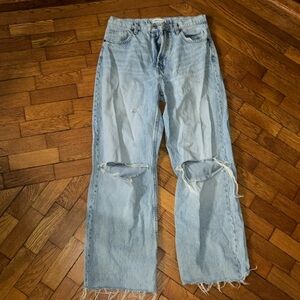 Zara distressed jeans